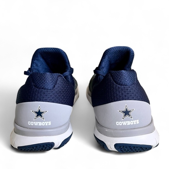 NIKE NFL X Free Trainer V7 Dallas Cowboys Blue Running Sneakers Mens US 11.5 - Picture 4 of 10